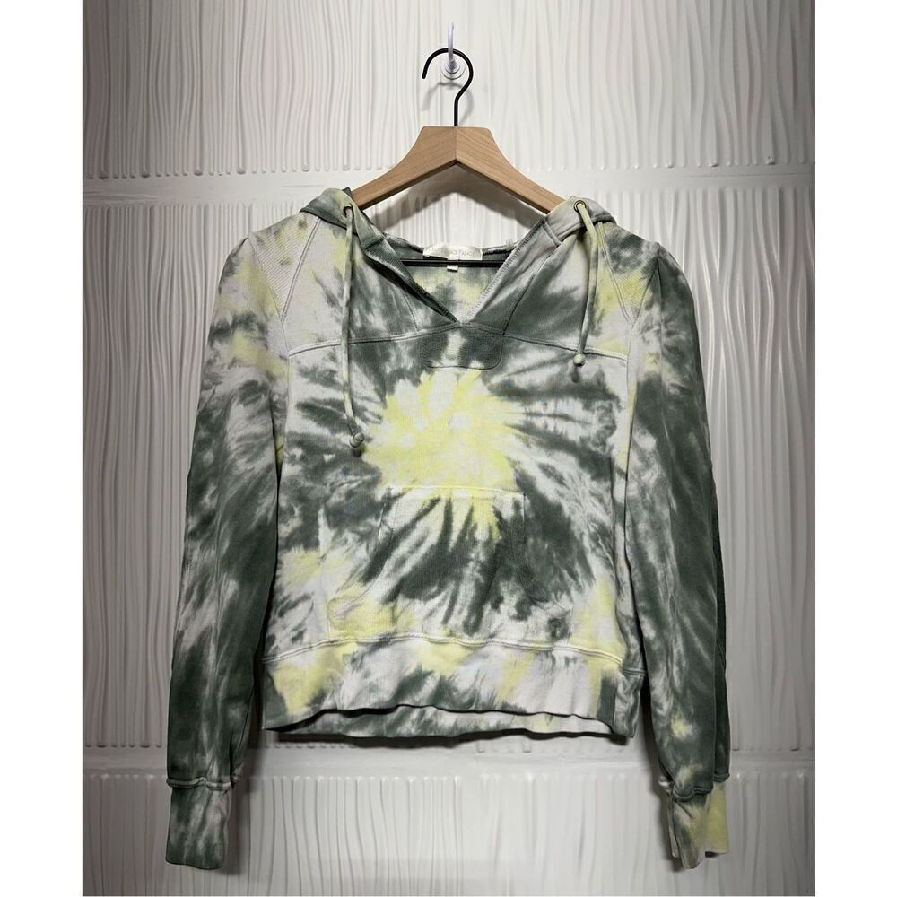 Loveshackfancy Women's Kirby Hoodie Sweater - Tie Dye in Midnight Moon